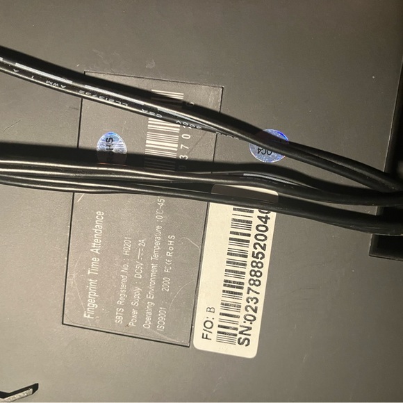 Fingerprint time attendance time trak employee login payroll machine new unboxed - Picture 10 of 12